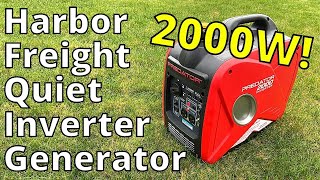 How Good Is The Harbor Freight Predator 2000w Super Quiet Inverter Generator  InDepth Review [upl. by Lexi]