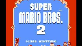 Super Mario Bros 2 NES Music  Title Theme [upl. by Adirehs]