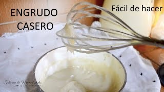 Cómo hacer engrudo casero Mi receta [upl. by Radmilla]