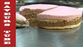 How to make Raspberry amp Chocolate Mousse Cake with The French Baker TV Chef Julien [upl. by Hudgens]