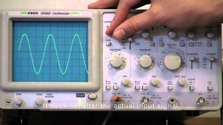 How to use an oscilloscope with an AC source [upl. by Ibbed689]