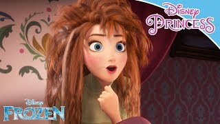 Frozen  Anna Waking Up  Disney Princess [upl. by Nosned80]