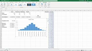 Monte Carlo Technique How to perform Business Simulations amp Assess Projects Profitability  Excel [upl. by Atiuqaj]