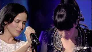 Nolwenn Leroyamp Andrea Corr quotWoman Of Irelandquot Live on Taratata Mai 2005 [upl. by Onaicnop]