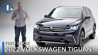 2022 Volkswagen Tiguan First Look UpClose Details [upl. by German731]