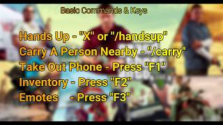 GTA 5 RolePlay IRPS Server FiveM  Basic Commands and Keys  Desi Gameplays [upl. by Cinamod]