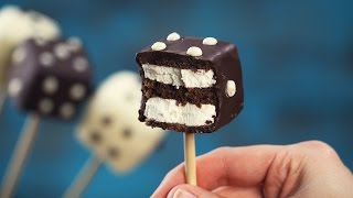 Cake Pops aus MilchSchnitte Ein leichtes Dessert Rezept mit überraschender Optik [upl. by Anurag462]