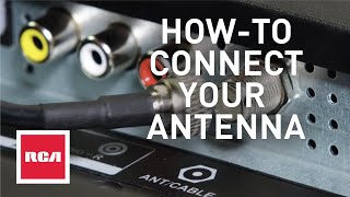 How To Connect Your Antenna to Your TV [upl. by Quitt]