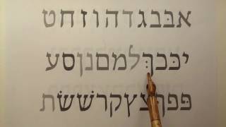 Pronouncing the Hebrew Alphabet [upl. by Elatan]