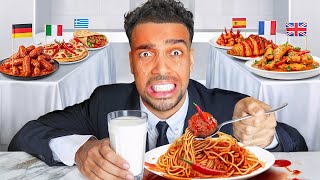 EATING THE SPICIEST FOOD FROM EVERY COUNTRY EUROPE EDITION [upl. by Jahn]