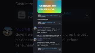 uncopylocked discord server [upl. by Faustina]