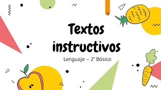 2º Básico  Textos instructivos La receta  Lenguaje y comunicación [upl. by Corissa]