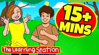 Boom Chicka Boom Song ♫ 15 MINS ♫ Brain Breaks amp Action Songs ♫ Kids Songs by The Learning Station [upl. by Martineau]