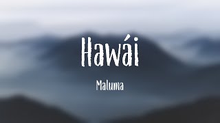 Hawái  Maluma Letra [upl. by Aliehs]