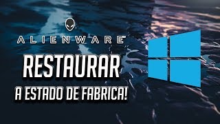 Restaurar Mi Alienware PC a Estado de Fábrica Tutorial [upl. by Kovacs]