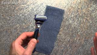 How To quotSharpenquot and reuse An Old Razor Blade Method [upl. by Arinaid]