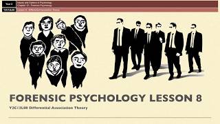 ALevel Psychology AQA Forensic Psychology Lesson 8  Differential Association Theory [upl. by Rosalyn]