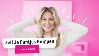 Zo werk je zelf eenvoudig je puntjes bij  Haar tutorial  Kruidvat [upl. by Terej]