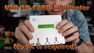 Stand Alone USBSD Card Duplicator No PC required [upl. by Osgood]