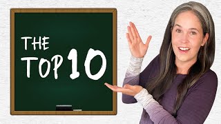 English Words – The Top 10 – Pronunciation Guide – Learn English American English [upl. by Sadonia276]