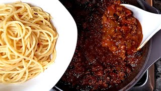 SPAGHETTI  Easy Spaghetti and Meat Sauce  Recipes For Beginners [upl. by Ebbarta487]