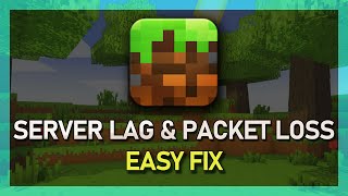 Minecraft  How To Fix Server Lag High Ping amp Packet Loss [upl. by Atsyrk]