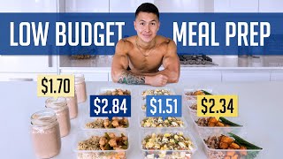 How To Build Muscle For 8Day HEALTHY MEAL PREP ON A BUDGET [upl. by Enahsal]