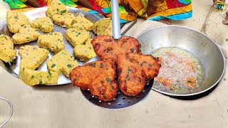 Amazing tasty valentines day special soybean pakora recipe [upl. by Eniawed596]