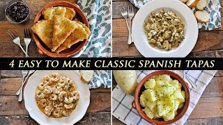 4 Classic SPANISH TAPAS that will BLOW YOU AWAY [upl. by Oiludbo]