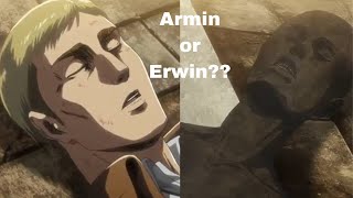 The Decision between Erwin and Armin Part 2  AOT Season 3 part 2 【進撃の巨人】 [upl. by Einad]