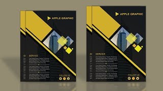 How To Design Company Profile Template  Photoshop Tutorial [upl. by Dareen446]