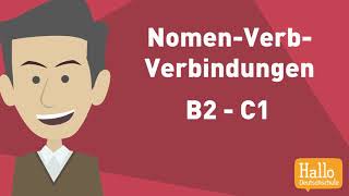 Deutsch lernen B2 C1  NomenVerbVerbindungen  Wortschatz [upl. by Odnumyar52]