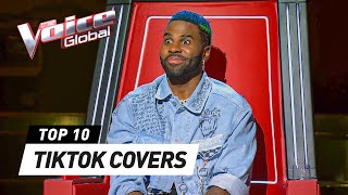 The BEST TIKTOK Songs Covers on The Voice [upl. by Yeblehs]