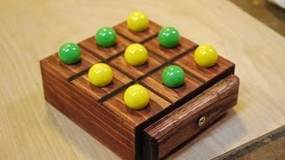 How to Make a Marble TicTacToe Board woodloggercom [upl. by Grant]