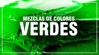 CÓMO HACER EL COLOR VERDE ✅ Mezclas de Colores Fácil 🎨 [upl. by Acima251]