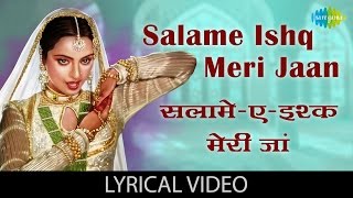 Salam e Ishq with lyrics  सलाम ए इश्क़ गाने के बोल  Muqaddar ka Sikandar  Rekha  Amitabh Bachchan [upl. by Eendyc672]