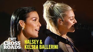 Halsey amp Kelsea Ballerini Perform Homecoming Queen  CMT Crossroads [upl. by Nnalyrehs698]