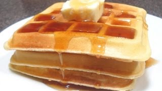 How To Make Waffles  Easy Cooking [upl. by Cissiee]