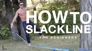 Howto Slackline for Beginners [upl. by Debora64]