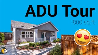 800 Sq Ft Bay Area Accessory Dwelling Unit Tour  Maxable Space [upl. by Furtek]