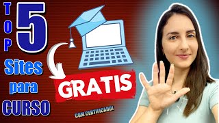 5 SITES PARA FAZER CURSOS ON LINE GRATUITOS COM CERTIFICADO GRÁTIS EM 2021 CURSOSGRÁTIS [upl. by Rettuc]