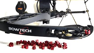 Bowtech Carbon Zion Icon Diamond Medalist 38 Diamond Deploy Draw Stop Install Video Lucky Stops AM [upl. by Obelia]