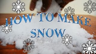 How to Make Snow [upl. by Lamp]