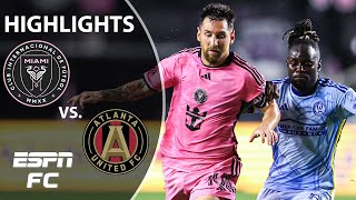 STUNNER IN MIAMI 👀 Inter Miami vs Atlanta United  MLS Highlights  ESPN FC [upl. by Maeve]