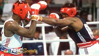 Lennox Lewis battles Riddick Bowe in controversial 1988 gold medal match  NBC Sports [upl. by Atnahc]