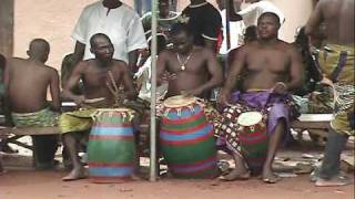 Agbadza dancing in Ghana [upl. by Adriana511]