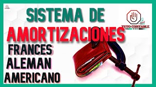 Sistema de amortizaciones 💰 tipo Francés Alemán Y Americano💲💹 [upl. by Boar]