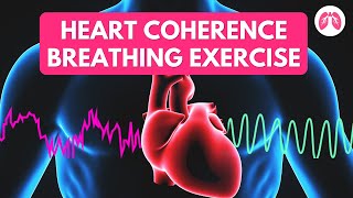 Heart Coherence Breathing Exercise  HRV Resonant Cardiac Breathwork  TAKE A DEEP BREATH [upl. by Derinna]