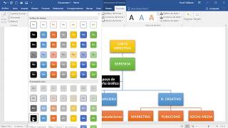 COMO HACER UN ORGANIGRAMA EN WORD [upl. by Akirahc]