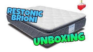 COLCHON RESTONIC BRIONI  Unboxing y Review [upl. by Maressa]